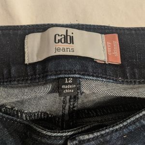 CABI Knight Curvy Skinny Jeans Size 12 # 3041